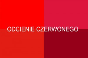 Odcienie czerwonego