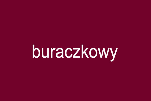 Kolor buraczkowy