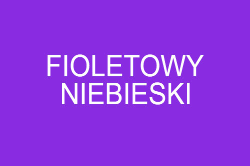 Fioletowy niebieski