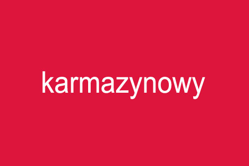 Kolor karmazynowy