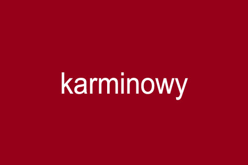 Kolor karminowy