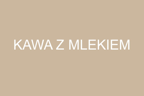 Kolor kawa z mlekiem