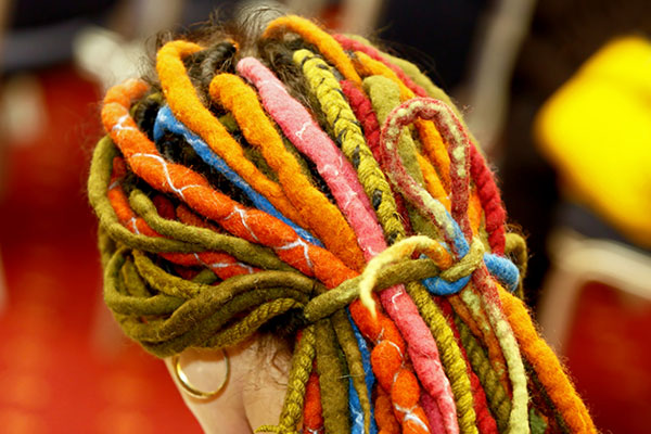 Kolorowe dredloki