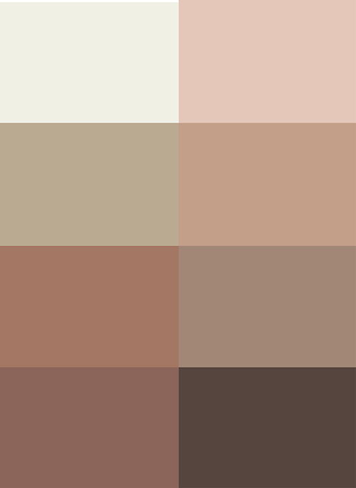 Kolory pasujące do Mocha Mousse