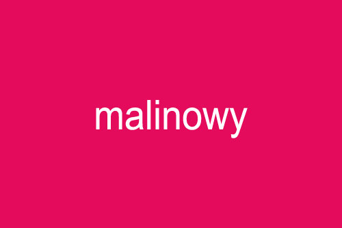 Kolor malinowy