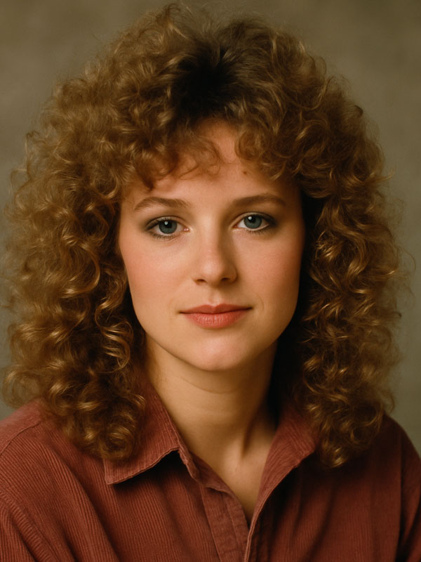 Popularna fryzura lata 80