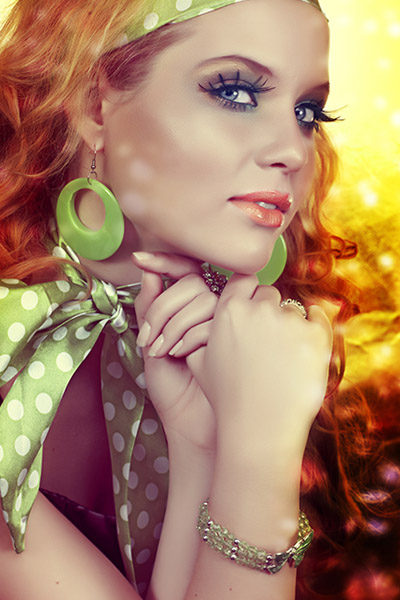 Modny makijaż lata 70-te