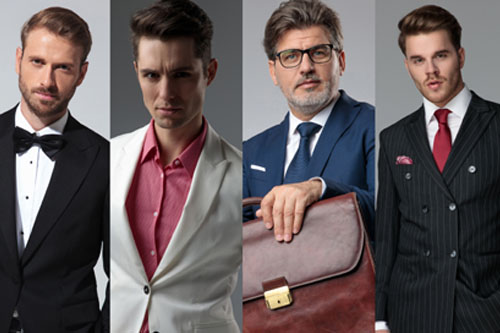 Eleganckie garnitury