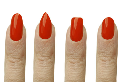 Podstawowe kształty paznokci