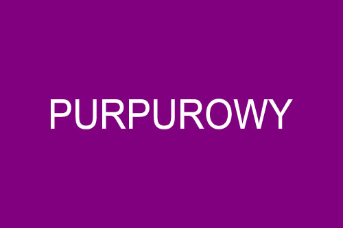 Purpurowy