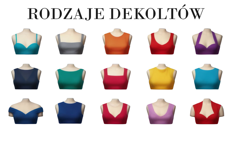 Rodzaje dekoltów