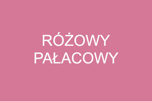 Różowy pałacowy